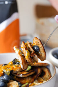 Orange & Poppy Seed Protein Pancake Bowl